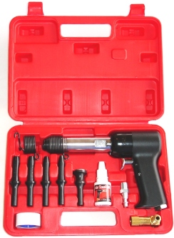   13 Piece BATCO 3X Rivet Gun Kit with Rivet Sets & Fitted Storage Case